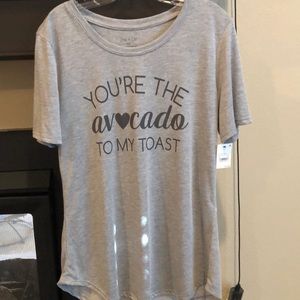 Soft gray tee